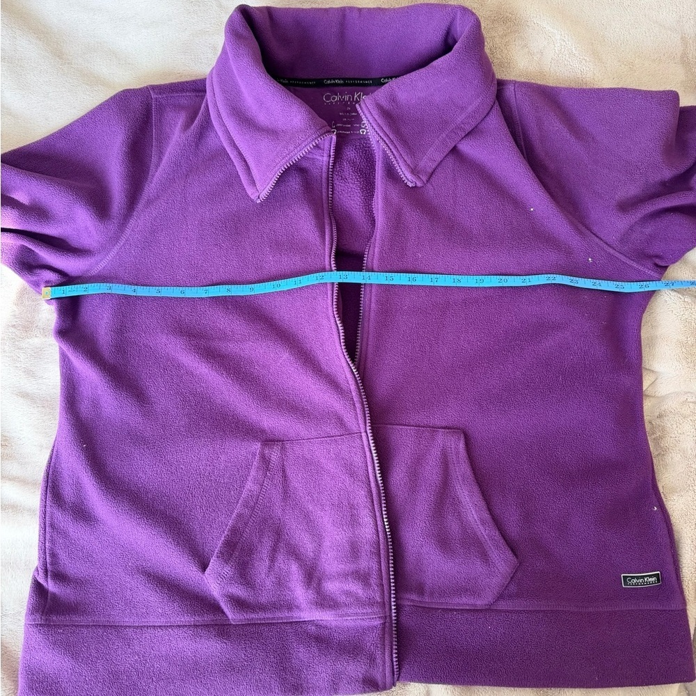 Calvin Klein Purple Women's Jacket - Picture 2 of 8